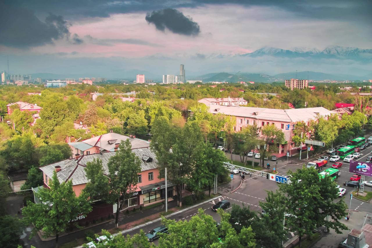 "Атакент" Панорамный Вид Квартира Almatý Exterior foto